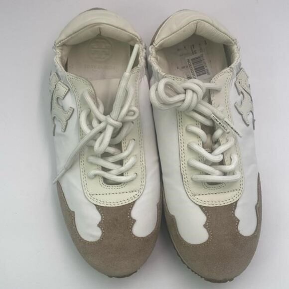 New Story Display Tory Burch Tory Sneaker Woman WHITE/ NEW IVORY, Size 55 M - Picture 5 of 16